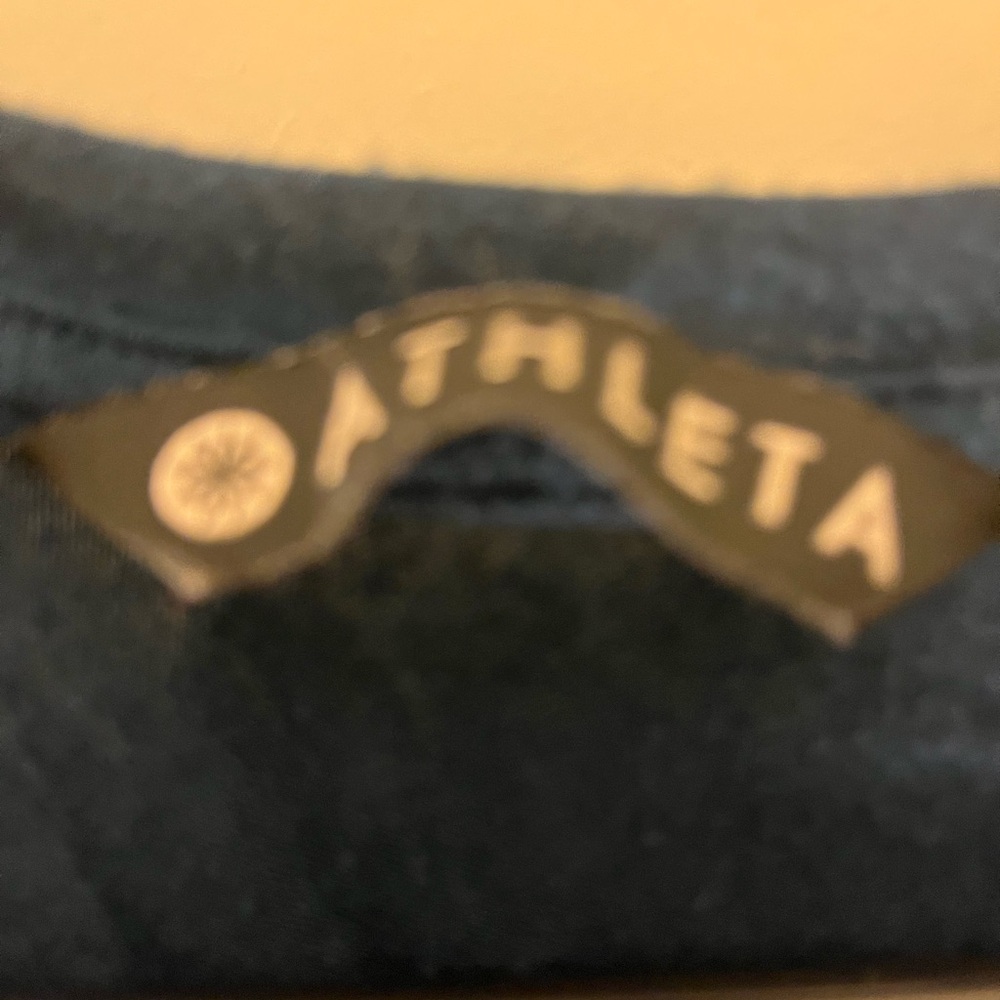 Athleta Adult Men's Short Sleeve T-Shirt Size Small Blue - Picture 4 of 11